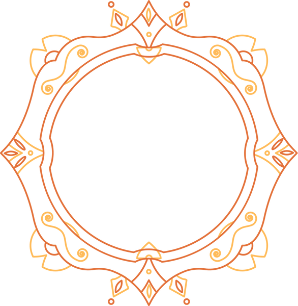 Elegant Ornate Profile Picture Frame